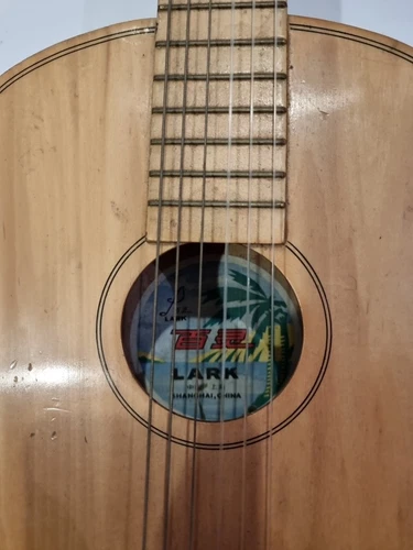Vintage 1950s/60s Lark Small Guitar from Shanghai China 19.5" Scale Length - Picture 4 of 7