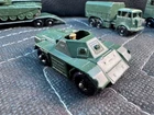 Matchbox/Lesney 61a; Ferret Scout Car; Military Green, BPW, 1959