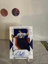 Spencer Arrighetti 2025 National Treasures Jumbo Patch Auto /99 Astros