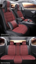 For Porsche Cayenne Seat Car Seat Covers Full Set Pu Leather Front Rear Padded