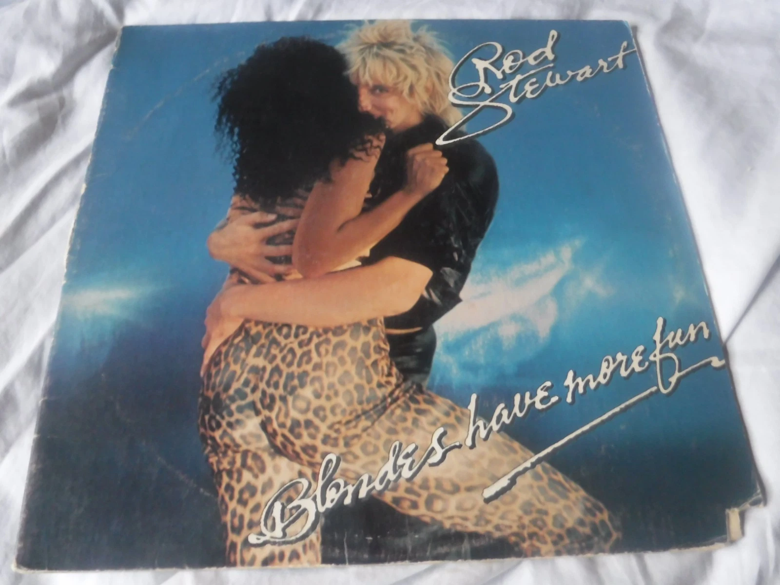 ROD STEWART - BLONDES HAVE MORE FUN 1978-LP/Vinyl/Record g/vg
