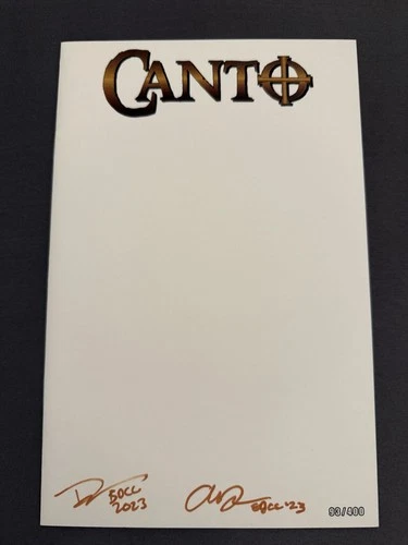 Canto Ashcan 93/400 SDCC 2023 Signed By Drew Zucker & David Booher. CoA . Sketch