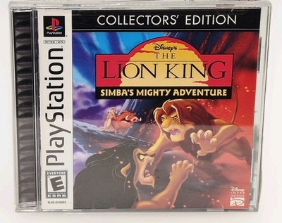 PS1 THE LION KING: SIMBA'S MIGHTY ADVENTURE COLLECTORS EDITION PLAYSTATION 