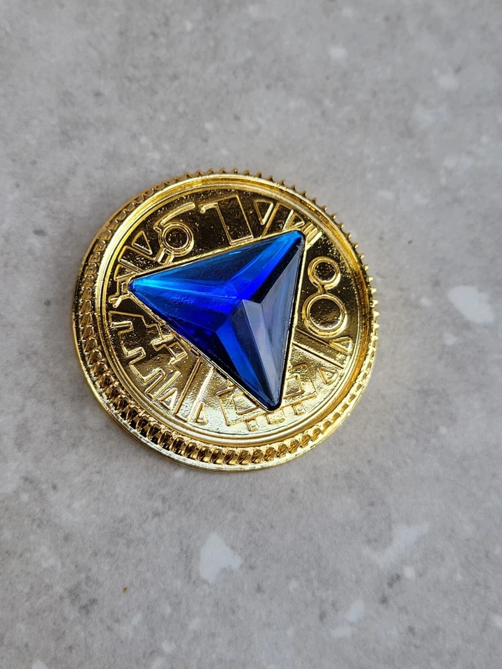 Legacy BLUE ZEO CRYSTAL Power Coin-Gold Made for Legacy Ranger Morpher - Image 2 of 3