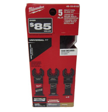 Milwaukee 49-10-9105 Oscillating Multi-Tool Blade Kit Nitrus Carbide Blade 5-Pac