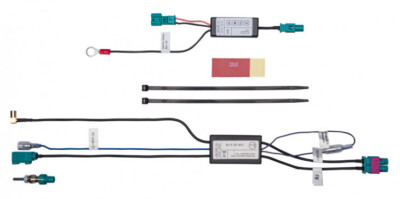 PMA 203.124-66 DAB+ FM Splitter for VW and VAG Vehicles DAB Turnout with Phantom