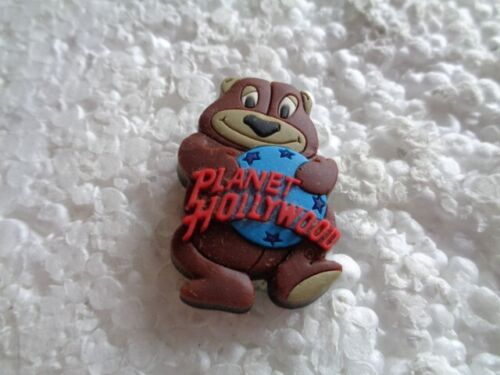 Planet Hollywood Teddy Bear shaped resin lapel pin