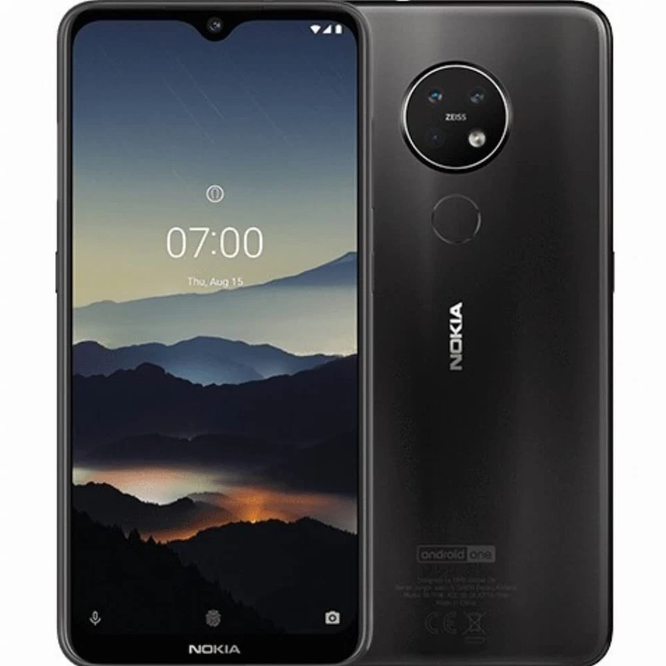 Nokia 7.2 - 64GB - 4GB groß LCD Android Ohne Simlock Dual-SIM wie neu Smartphone