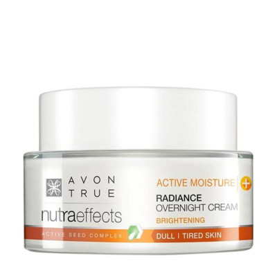 2 x 50 ml Avon True Nutra Effects Radiance Brightening Overnight Cream