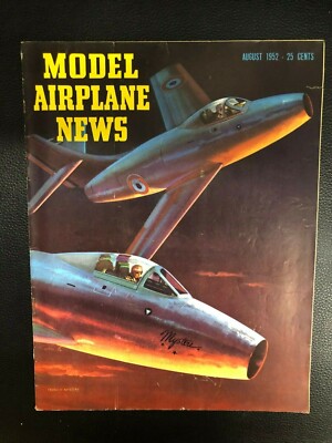 MODEL AIRPLANE NEWS Magazine August 1952