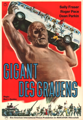 Gigant des Grauens ORIGINAL A1 Kinoplakat Bert I. Gordon / Sally Fraser / HORROR