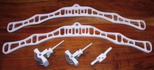 Super 6 Victorian Clothes Airer Kit - White Cast Iron
