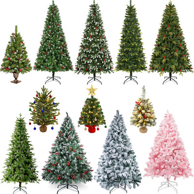 Weihnachtsbaum 55-225cm Tannenbaum Künstlicher Christbaum Kunst Schnee Deko Baum