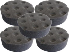  Lake Country 7872300-5  Black Foam Polishing Pad - 3 inch  5 PACK