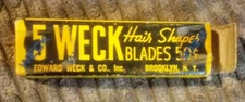 Open Box Weck Hair Shaper Blades 4 In Box