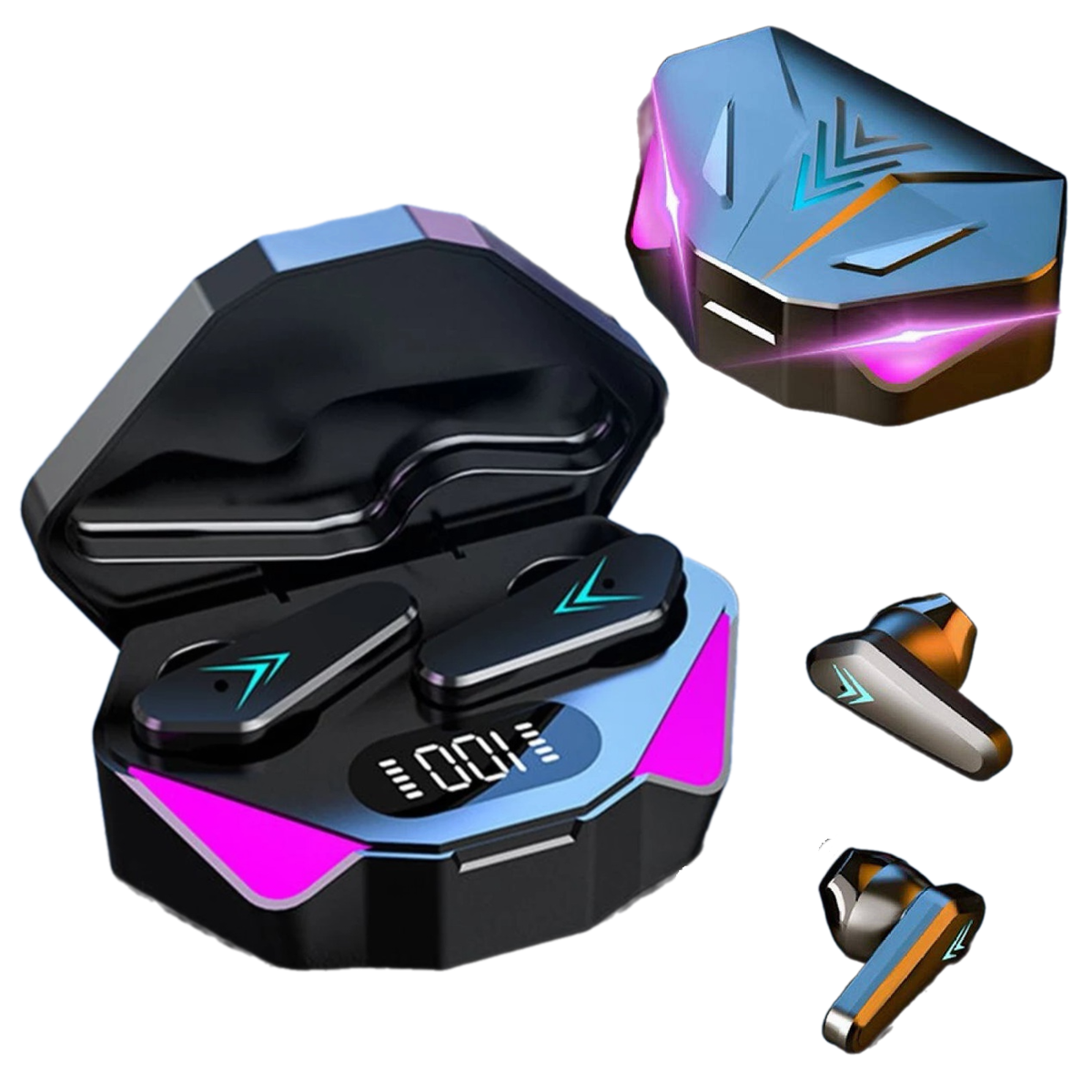X15 TWS Wireless Bluetooth Gaming Earbuds with LED Display | Noise