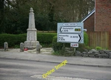 Photo 6x4 Signs and War Memorial at Halwill Junction Beaworthy  c2012