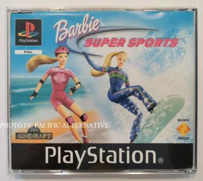 Jeu Barbie Super Sports PS1 – Édition Presse Promo Only – Boîtier Jewelcase, Français