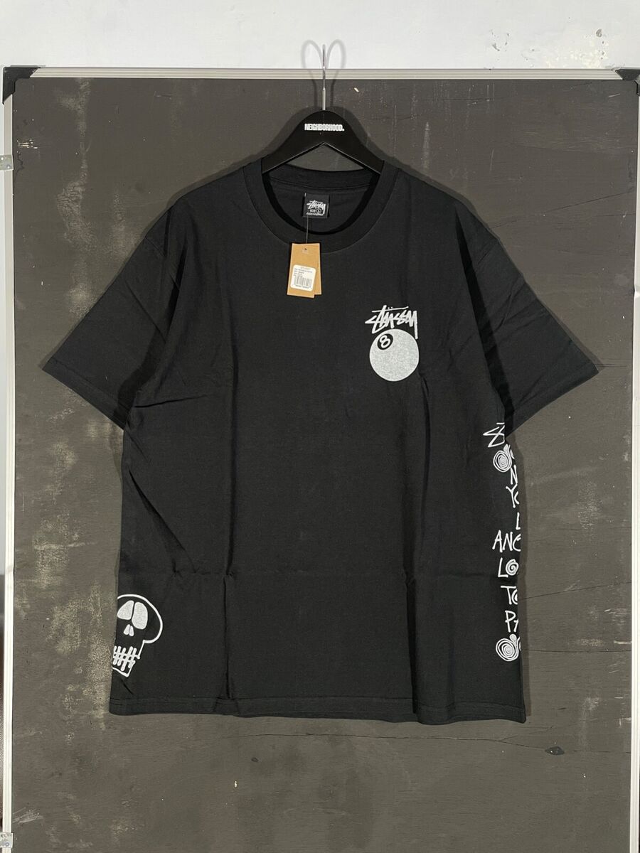 Stussy Test Strike pigment Dyed tee Black - Large Original Stussy Test Strike pigment Dyed tee Black - Large Original