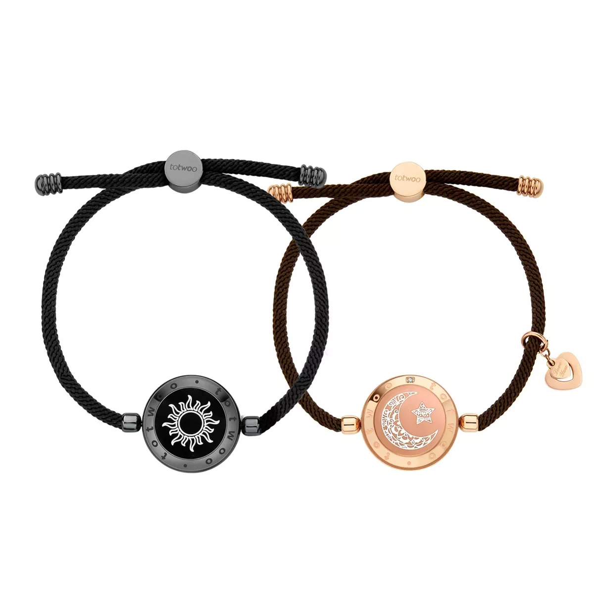 Bangle Totwoo Long Distance Touch Bracelets For Couples Long