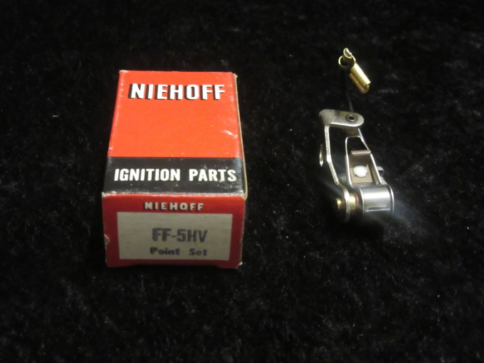 NOS 1965-1979 Opel Ford Mercury AMC Niehoff Ignition Contact Point Set Foto 3 de 3