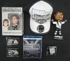 Drew Doughty Bobble Head 2014 SC Kings Hat Blu-Ray Bailey + Pins SGA New