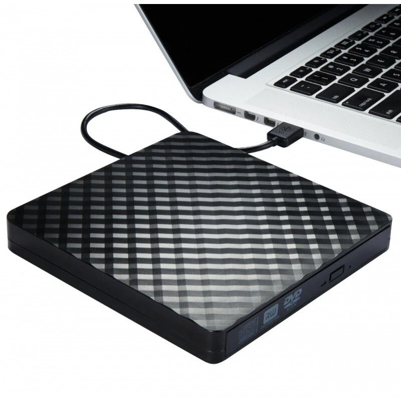 MASTERIZZATORE DVD CD ESTERNO LETTORE CD/RW/DVD USB 3.0 PER PC COMPUTER NOTEBOOK - Immagine 3 di 4