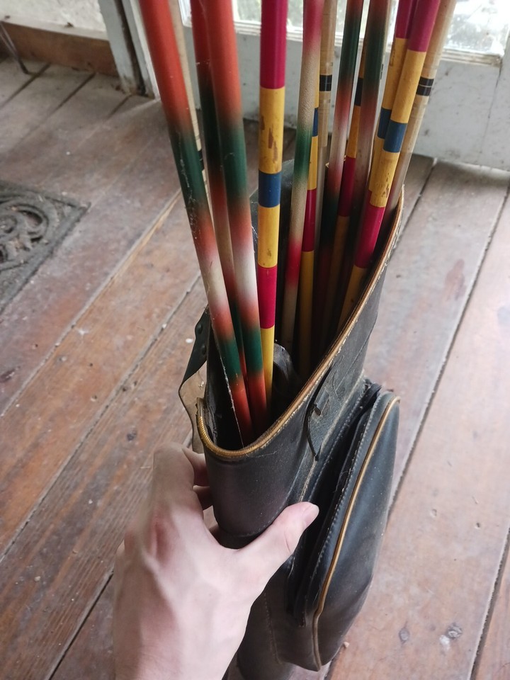 Vintage Bear Archery Quiver With Arrows eBay