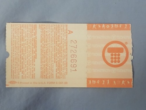 3-14-79 1979 Santana Eddie Money Concert Ticket Stub Rochester, NY - Picture 2 of 2