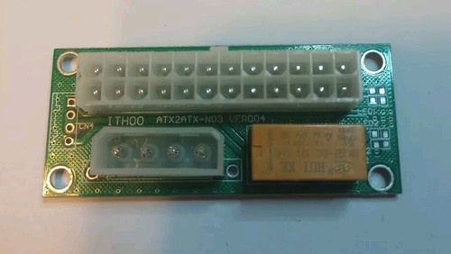 Dual Power Supply Adapter Connector Triple Relay Adapter ATX2ATX-N03 - Picture 2 of 2