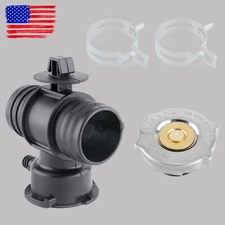 Coolant Filler Neck Radiator Hose Connector & Cap Fit For 2008-2012 Dodge Avenge