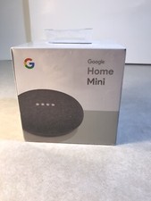 Brand New Sealed Google Home Mini Charcoal Smart Speaker w Google Assistant
