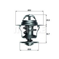 Mahle Thermostat KüHlmittel Mit Dichtung 88°C FüR Ford Escort VII Stufenheck