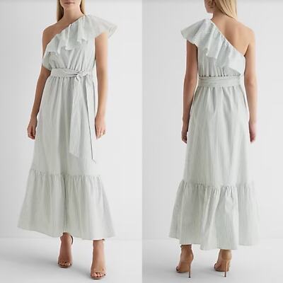 denim smocked maxi dress Light Blue Vintage Wash Denim Smocked Dress