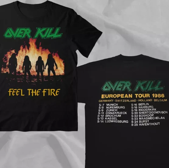 Overkill Tour Shirt In Men's T-Shirts for sale - eBay