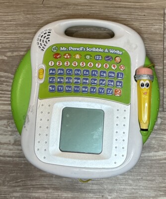 Leap Frog Mr. Pencil's Scribble and Write Educational Learning Toy, Green White