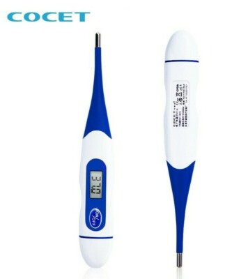 NEW Digital LCD Thermometer Medical Baby Adult Body Safe Soft Electronic 