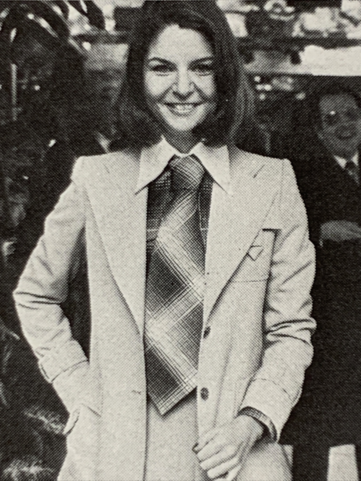 SAINT LAURENT 1976 Couture Women's Fashion Review B&W Photos Advert YSL Trou Suit Dior +