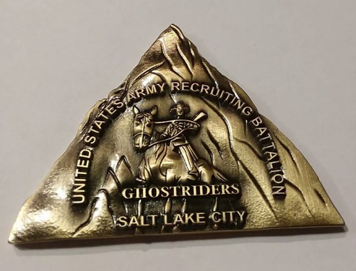 Army "Ghostriders" Recruiting Battalion Salt Lake City Commanders Challenge Coin