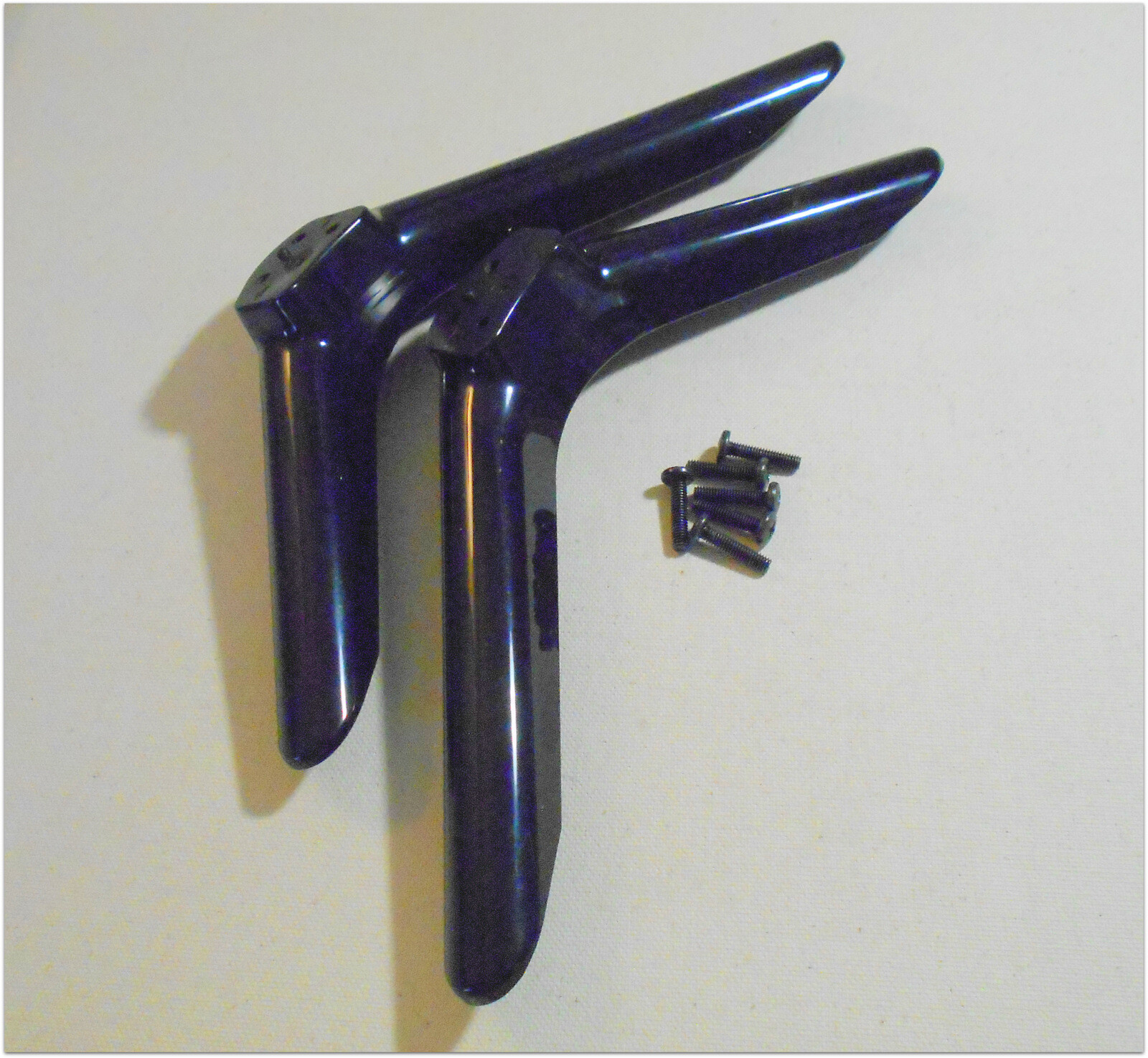 ONN TV Stand Base Pedestal Legs w/Screws for model ONA50UB19E05 and others; XLNT eBay