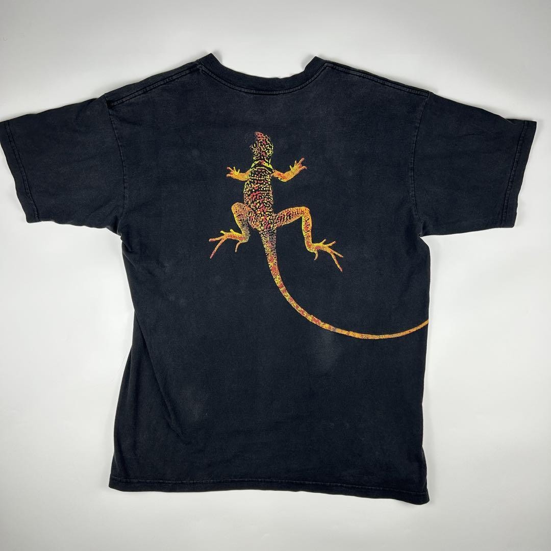 【Marlboro】Lizard T-Shirt Marlboro Unlimited Vintage 90s Lizard Gecko Men's Pocket Tee