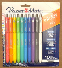 Paper Mate Inkjoy Gel Pens Bright 10 Pack 0.7MM