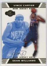 2007-08 Topps Co-Signers Gold Blue 23/89 Sean Williams Vince Carter #83 HOF 0nr3