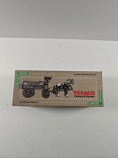 Ertl Texaco Horse and Tanker 1991 Collector Series 8 Mint In Original Box LE.