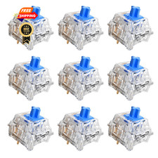 Zhouwang 105Pcs Crystal Blue Switch,3Pcs Kail...