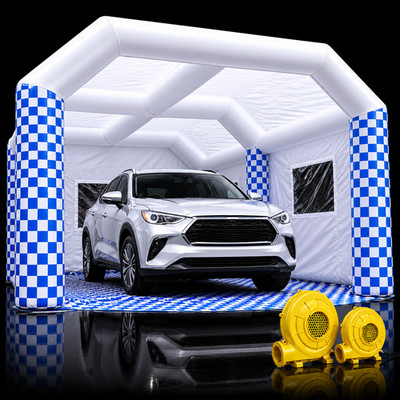 𝟐𝟖𝐱𝟏𝟓𝐱𝟏𝟎𝐅𝐭  Portable Inflatable Paint Booth for Vehicle