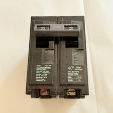 20A I-T-E Circuit Breaker Q220 20 Amps Type QP  2 Pole  120/240 VAC