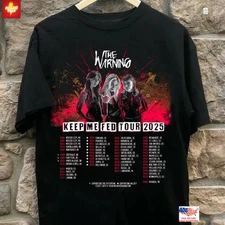 Trending NEW!!! The Warning Band Poster Tour 2025 Black All Size T-Shirt