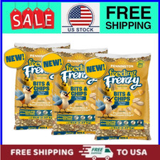  3 pack Pennington Feeding Frenzy Bits  Chips Bird Food, Zero Residue, 5 lb