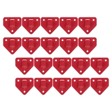 20 Pcs Fire Extinguisher Wall Mount Hook For Office Industrial Use Red